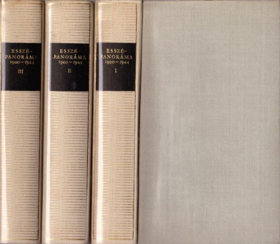 Sz�pirodalmi K�nyvkiad� - Essz�panor�ma 1900-1944 I-III.
