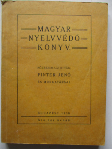 Pintr Jen - Magyar nyelvvd knyv