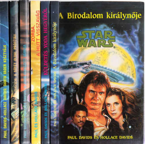 Paul and Hollace Davids - Star Wars Junior I-VI. (Darth Vader kesztyűje + A Jedik elveszett városa + Zorba, a Hutt visszavág + Küldetés Yoda hegyéről + A Birodalom királynője + A sötét oldal prófétái)- Teljes sorozat