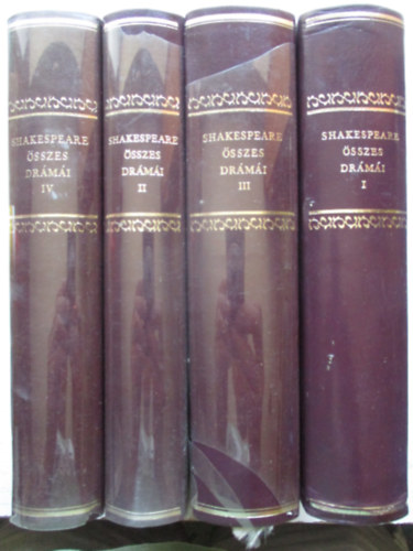 Shakespeare sszes drmi I-IV. (Helikon Klasszikusok)