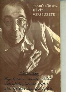 Szabó Lőrinc hévízi versfüzete
