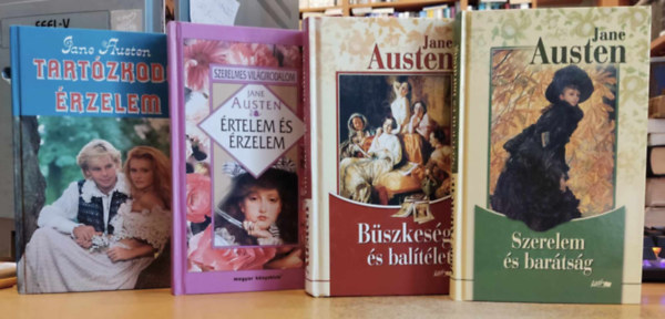 Jane Austen - 4 db Jane Austen: Bszkesg s baltlet + rtelem s rzelem + Szerelem s bartsg + Tartzkod rzelem