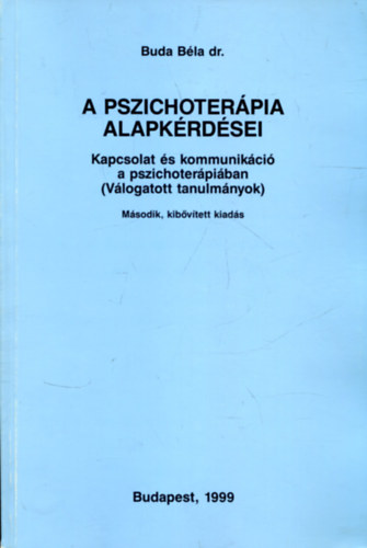 Dr. Buda Bla - A pszichoterpia alapkrdsei