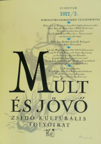 Múlt és jövő - Zsidó kultúrális folyóirat 2022/2.