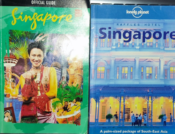 2db angol nyelvű Szingapúrral kapcsolatos útikönyv - Singapore-A palm-sized package of South-East Asia; Singapore