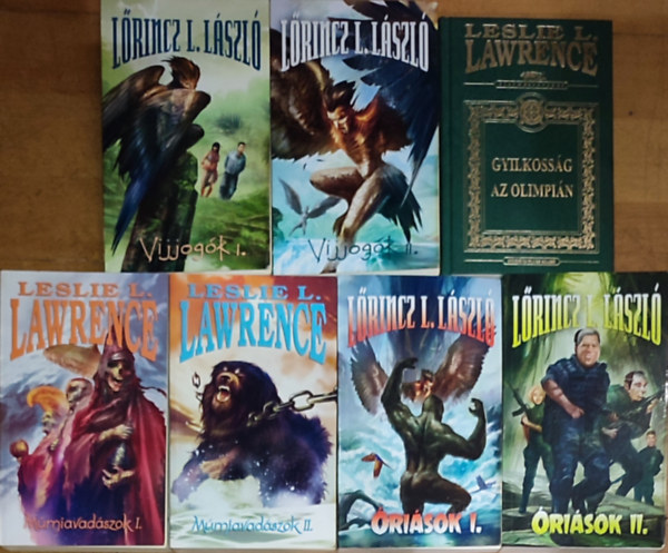 Leslie L. Lawrence - 4db Leslie L. Lawrence m (4 m 7 ktetben) - Mmiavadszok I-II., risok I-II., Vijjogk I-II., Gyilkossg az olimpin,