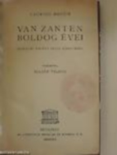 Laurids Bruun - Van Zanten boldog �vei