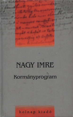 Nagy Imre - Korm�nyprogram