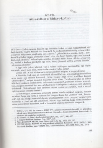 cs Pl - Attila-kultusz a Bthory korban- Klnlenyomat