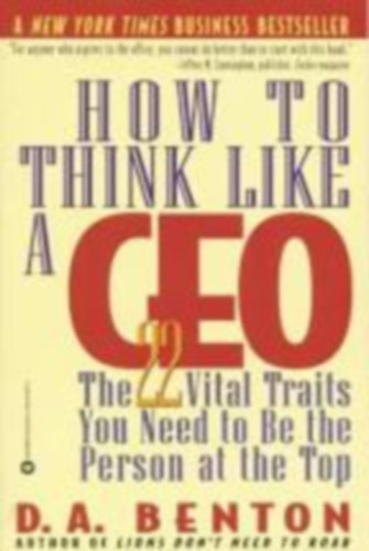 D.A. Benton - How to think like a CEO