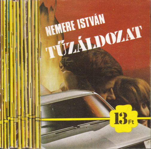 Mettew Gardner, Dévényi Tibor, Siklósi Erika, André Corin, Berényi József, Kulcsár Ödön, H. Barta Lajos, Taar Ferenc, Endrei Walter, Leslie L. Lawrence Nemere István - 13 db. 13 Ft-os krimi (Tűzáldozat + A hatodik kakukkszó + Gamma kommandó + Ne öld meg az ügyvédedet! + A döntő bizonyíték + A zokogó zsebtolvaj + Egy pesti örömlány kalandjai Isztambulban + Boszorkányhalál + Fekete péntek + Sherlock