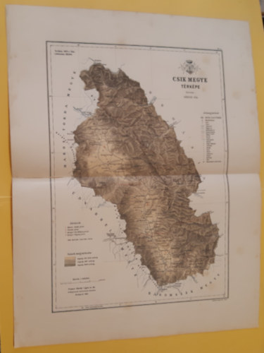 Gönczy Pál - Kogutowicz Manó - Csik Megye térképe
