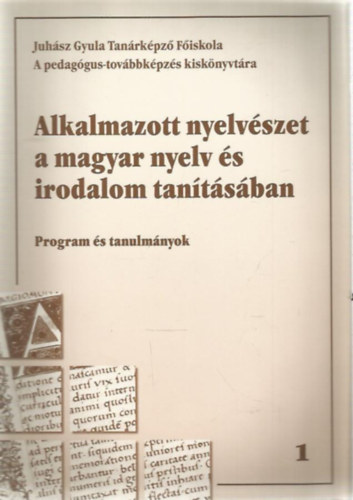 B�k�si Imre - Alkalmazott nyelv�szet a magyar nyelv �s irodalom tan�t�s�ban