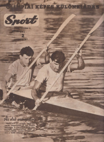 4db. Olimpiai Kpes Klnkiads 1956/ decmber 4., 11., 18., 24.