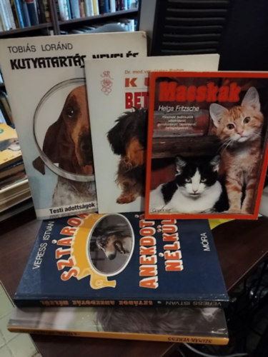 Tobis Lornd, Dr. Helga Brehm, Helga Fritzsche Szink Jnos-Veress Istvn - Kutya- macska knyvcsomag 5 darabos KNYVMENT AJNLAT: A kutya htkznapjai, Sztrok anekdotk nlkl, Kutyatarts-nevels, Kutyabetegsgek (megelzs, felismers, els segtsg, Macskk