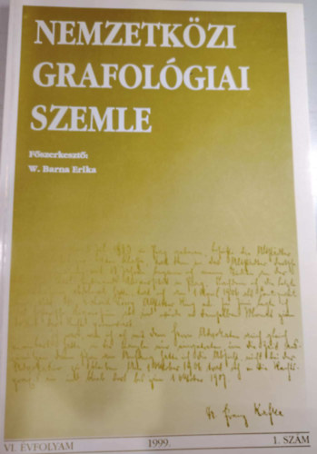 Nemzetkzi grafolgiai szemle VI. vfolyam 1. szm (1990)