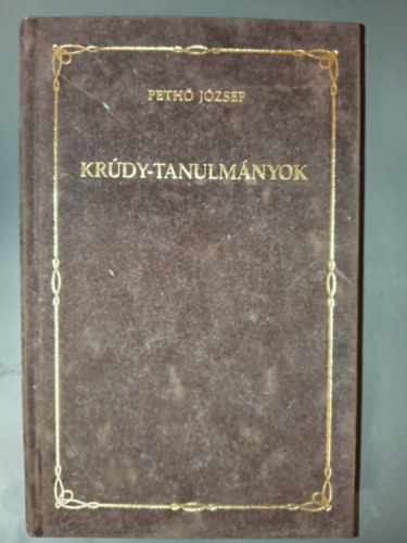 Pethő József - Krúdy-tanulmányok
