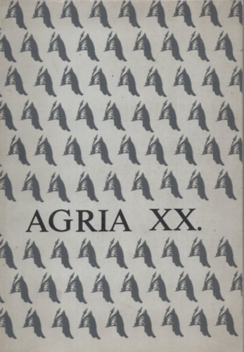 Bod Sndor  (szerk.) - Agria XX.