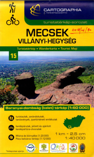 Mecsek, Villányi-hegység turistakalauz