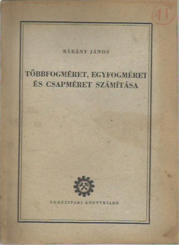 Brny Jnos - Tbbfogmret, egyfogmret s csapmret szmtsa
