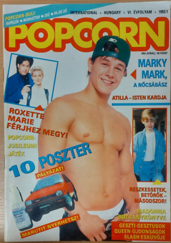 Popcorn International - Hungary VI. vfolyam 1993/1 (Poszter mellklettel)