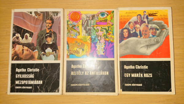 Agatha Christie - 3 krimi Agatha Christie-től: Gyilkosság Mezopotámiában, Rejtély az Antillákon, Egy marék rozs