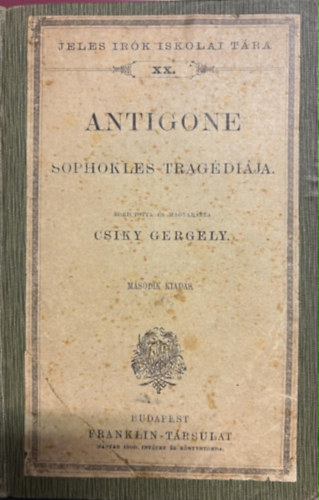 Sophokles - Antigone (Sophokles trag�di�ja)