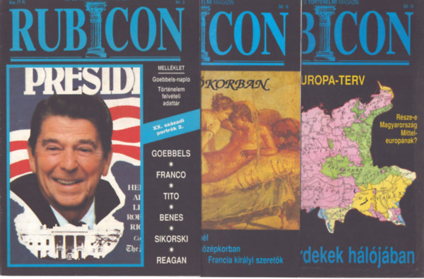 Rácz Árpád (főszerk.) - Rubicon 1994/3., 6., 8. számok