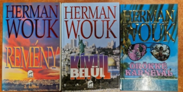 Heman Wouk - 4db Herman Wouk könyv: Örökké karnevál+Remény 1-2.+Kívül-belül