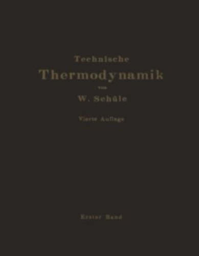 W. Schle - Technische Thermodynamik