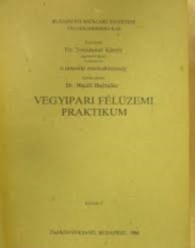 Vegyipari flzemi praktikum