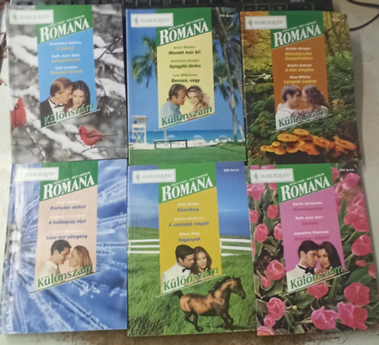 Több szerző - Romana különszámok 2002. 1-6 (teljes) /Korhatár nélkül, A boldogság útjai, Lóvá tett vőlegény/
