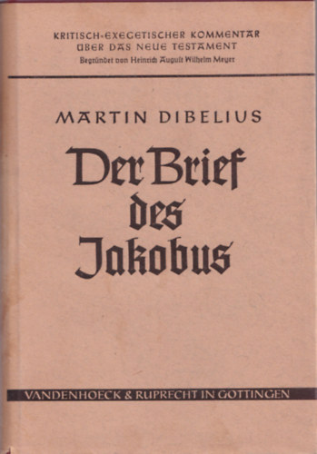 Adolf Schatter - Der Brief des Jakobus