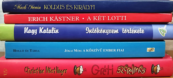 Erich K�stner, Nagy Katalin, J�kai M�r, Christine N�stlinger Mark Twain - Ifj�s�gi k�nyvcsomag