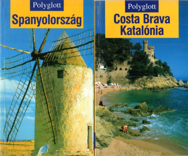 Robert Mginger Jrgen Reiter - 2 db Polyglott tiknyv: Costa Brava Katalnia + Spanyolorszg