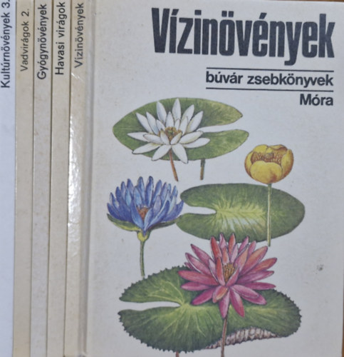 5db Bvr Zsebknyv knyvcsomag: Vzinvnyek, Kultrnvnyek 3, Vadvirgok 2, Gygynvnyek, Havasi virgok