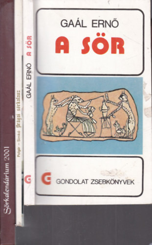 Gal Ern, Polgr Lszl, Simk Gyrgy (szerk.), Kovcs Gbor-Vtek Gyrgy - 3 db. knyv a srrl (A sr + Prgai srkalauz + Srkalendrium 2001)