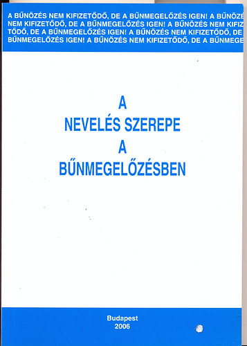 A nevel�s szerepe a b�nmegel�z�sben