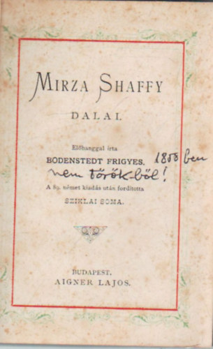 Schaffy Mirza - Mirza Shaffy dalai