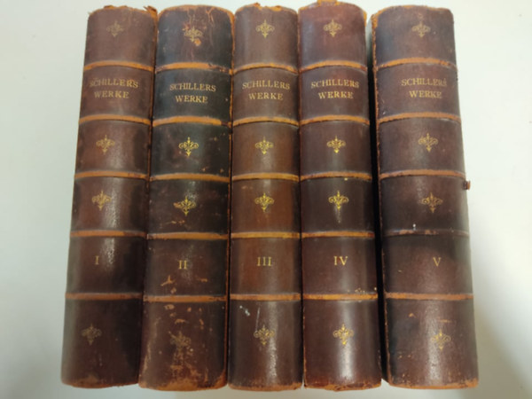 Friedrich Schiller - Robert Borberger - Schiller's Werke Mit Lebensbeschreibung, Einleitung und Anmerkungen I-V. (t�red�kes)