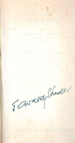 Tavaszy S�ndor - Gyertyal�ng - Dedik�lt - V�logat�s f�l �vsz�zad k�lt�i term�s�b�l