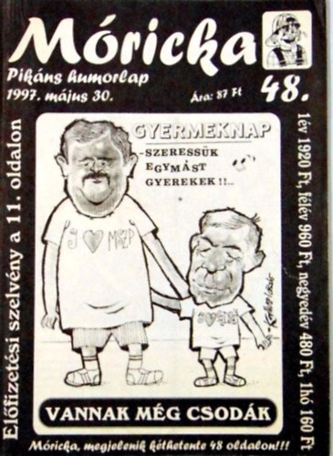 Mricka (Pikns humorlap) 48. - IV. vf. 11. szm, 1997. mjus 30.