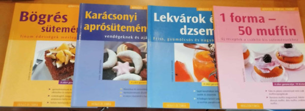 Gina Greifenstein, Radu Spaeth, Christa Schmedes Cornelia Schinharl - 4 db Knnyen, gyorsan, finomat: 1 forma - 50 muffin + Bgrs stemnyek + Karcsonyi aprstemnyek + Lekvrok s dzsemek