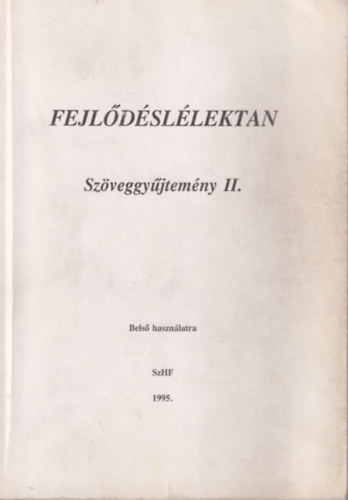 Fejldsllektan - Szveggyjtemny II. 1995.