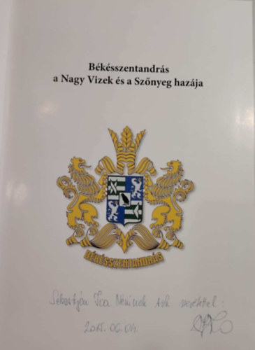 Dr Paljak Jnos - Bksszentandrs a Nagy Vizek s a Sznyeg hazja