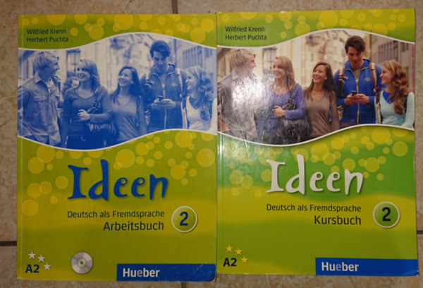 Krenn-Wilfried - 2 db nyelvknyv - Ideen Deutsch als Fremdsprach. Kursbuch  + Arbeitsbuch