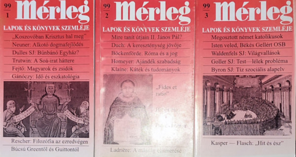 M�rleg - Lapok �s k�nyvek szeml�je - 1999/1-3. sz�m