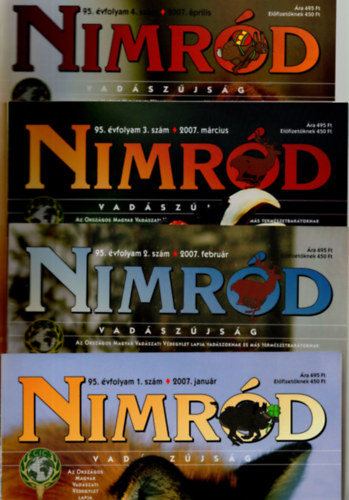 Nimrd vadszjsg 2007/1-12. (teljes vfolyam, lapszmonknt)