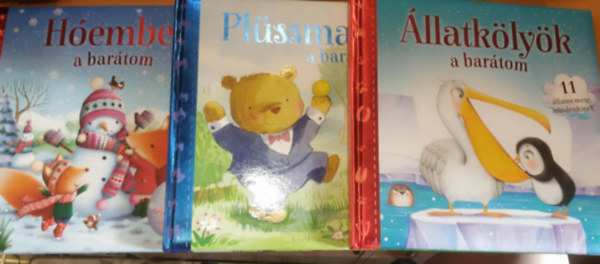 3 db nagyalak meseknyv: llatklyk a bartom + Plssmack  a bartom + Hember a bartom