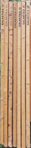 Kuczka Pter  (szerk.) - Galaktika 13, 14, 16, 17, 19, 21, 29. (7 db)